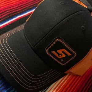 Stylish Black and Orange Cap